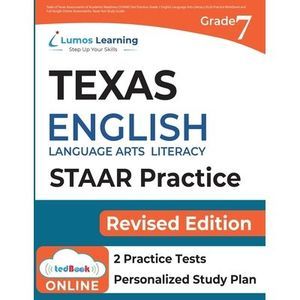 Grade 7 English Language Arts Literacy (ELA) Practice Workbook and Full-length O